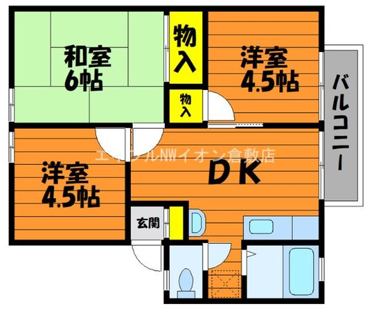 永瀬ＡＰの物件間取画像